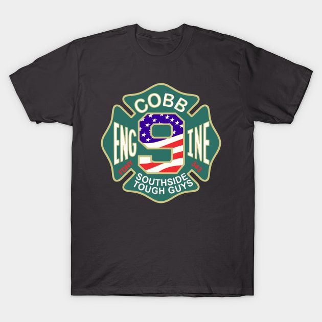 Cobb County Fire Station 9 T-Shirt by LostHose